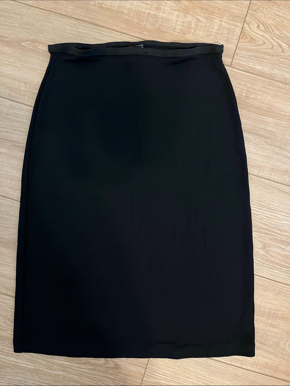 Vintage 90s Y2K Old Navy black mesh stretch skirt